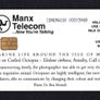 2000 Isle of Man 21 unit / GB2 Curled Octopus (Siemens - S37) Phone Card Image 2