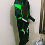 Mens "L" Size Motorbike Suit Motorcycle Biker Race Leather Suits MOTOGP CE Safe Image 4