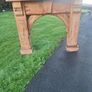 Heavy wood fire surround Image 2
