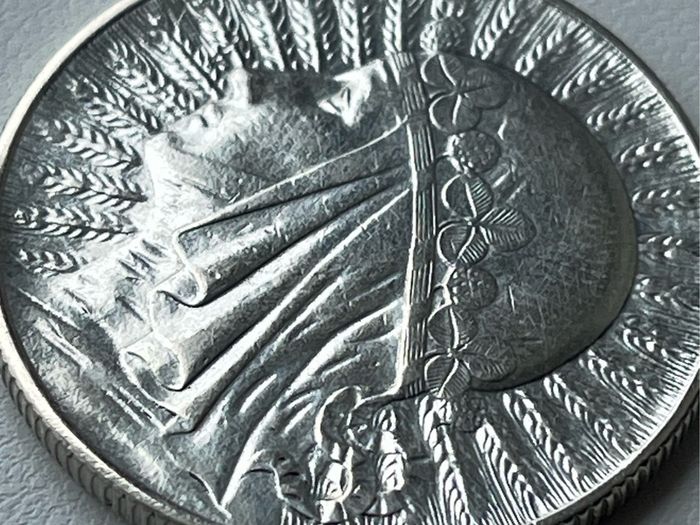 1932 Poland, Silver 5 Zlotych, Very Rare, Warsaw Mint
