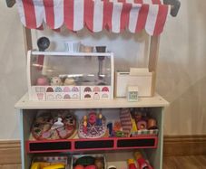 Wooden Toy Shop with Melissa and Doug Ice Cream Stand