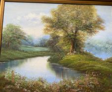 painting  Landscape by Liam Jones, a listed Irish artist