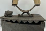 antique coal iron