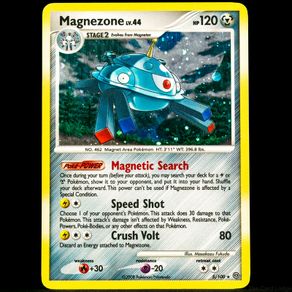 Magnezone Lv.44 5/100 Holo Rare Diamond and Pearl Stormfront DP Pokemon Card