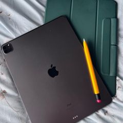 Apple iPad Pro 12.9 4th Gen 2020 128GB + Apple Pencil 2 + Case + Pencil Sleeve