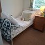 BRAND NEW IKEA MINNEN Extendable Kids Bed and Mattress (Never Slept In) Image 2