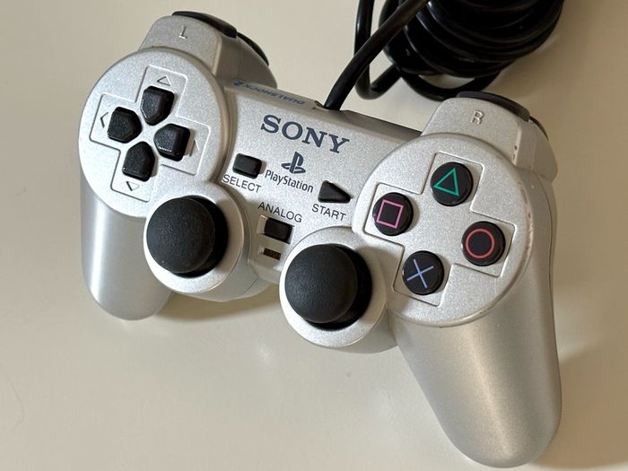 Original Sony PlayStation 2 Slimline Console in Satin Silver Boxed and Beautiful
