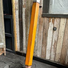 Large metal pencil floor lamp