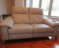 2 seater leather sofa