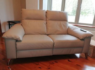 2 seater leather sofa