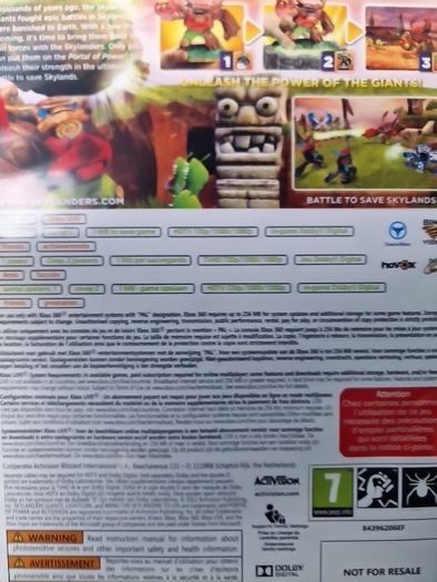 Skylanders Giants Xbox360 Games Original