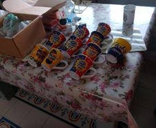 10 x various cadbury creme egg mini eggs flake mugs,retired