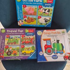 3pcs Kids First Puzzles Bundle