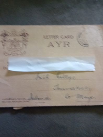 Antique Letter Card