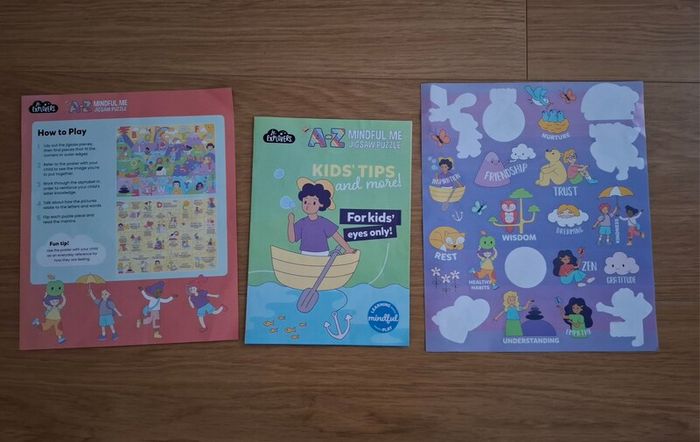 Kids' Mindfulness Double-Sided Jigsaw, 3+, 26 pices