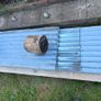 Corrugated galvanised cladding sheets. Image 2