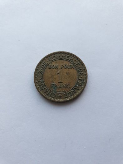 1921 1 Franc coin