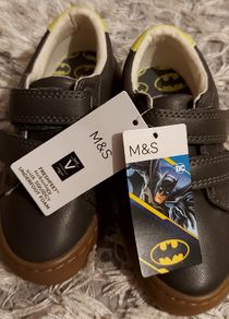 Next Batman Brown Leather Shoes