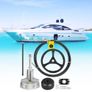 Steering System 13\' Outboard Rotary Steering System 13 Feet Boat Steering Cable with 13\" Wheel Durable Marine Steering System Image 4