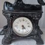 Antique French ornate Horse statue clock quartz movement Image 6