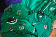 FAI Ireland Football training top zip jacket joblot x 6