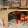 Large Modular Corner Desk with Hutch Shelving Image 4