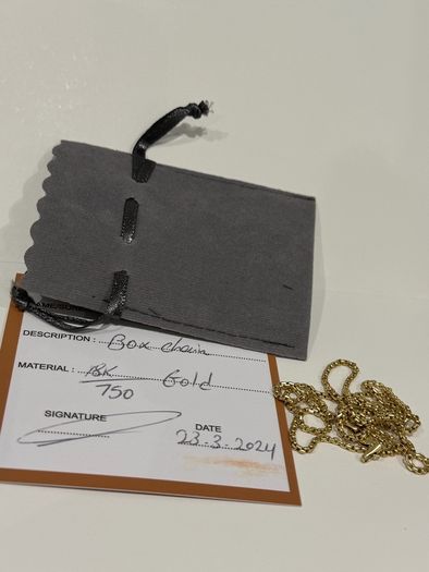 Box Chain 18K YG