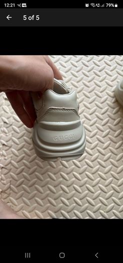 New Gucci style leather sneakers size29