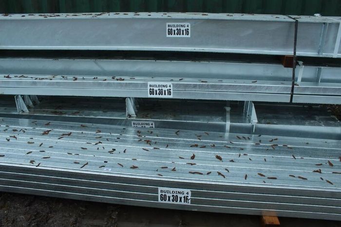 Unused 60' x 30' x 16' Fully Galvanised Steel Port