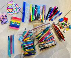 Crayons, pencils, markers