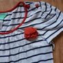 "Monsoon" Stripy Top.  Age 10-11 Image 3