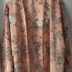 Peach floral kimono size 14 to 16 - New without tags