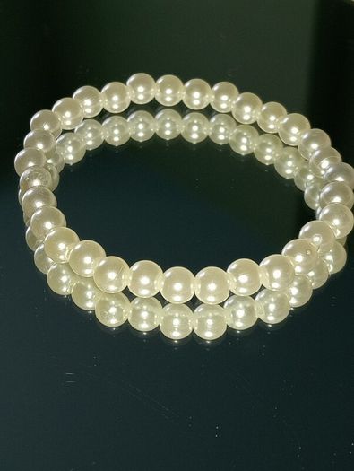 Handmade bracelet crystal pearl gold