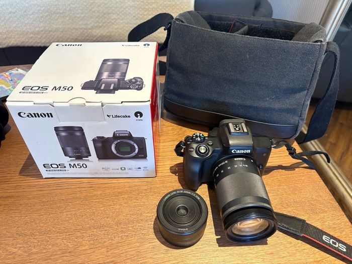Canon M50 Camera and Lens