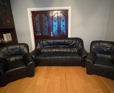 3 piece leather couch