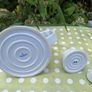 Rare Newbridge Teapot and matching pot Image 6