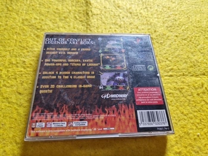 Gauntlet Legends PlayStation1 ps1 PlayStation2 ps2 games Original