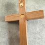 Wood Crucifix, Wall Cross from Holy Land, Bethlehem & Jerusalem Image 9