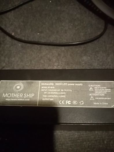 Mothership 540 watt led sytem