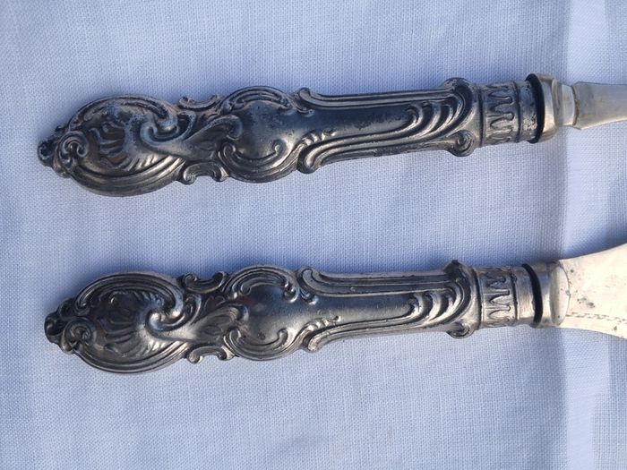 Antique Fish Set - Serving Knife and Fork