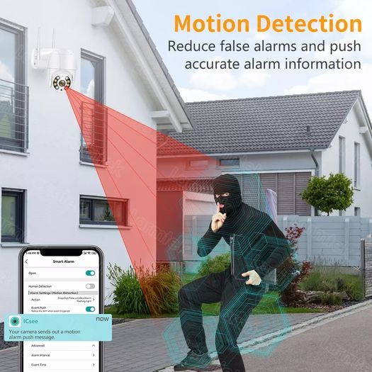 8MP Smart IP Camera Ultra HD 4K CCTV Surveillanse System