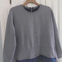 Halo Grey & Navy Top