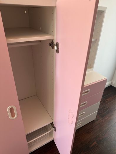 Ikea wardrobe (pink)