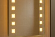 Bathroom light up mirror