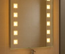 Bathroom light up mirror
