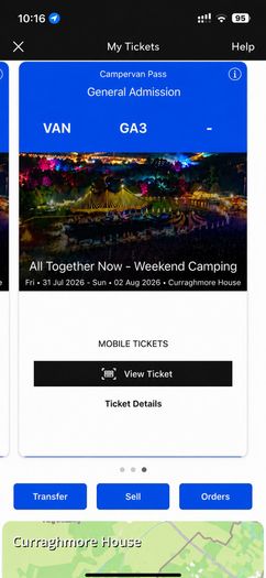 Campervan ticket