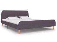 main image for ad Bed Frame Taupe Fabric 150x200 cm