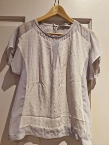 Karen Millen Blouse with silk panel