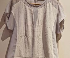 Karen Millen Blouse with silk panel