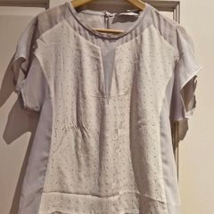 Karen Millen Blouse with silk panel